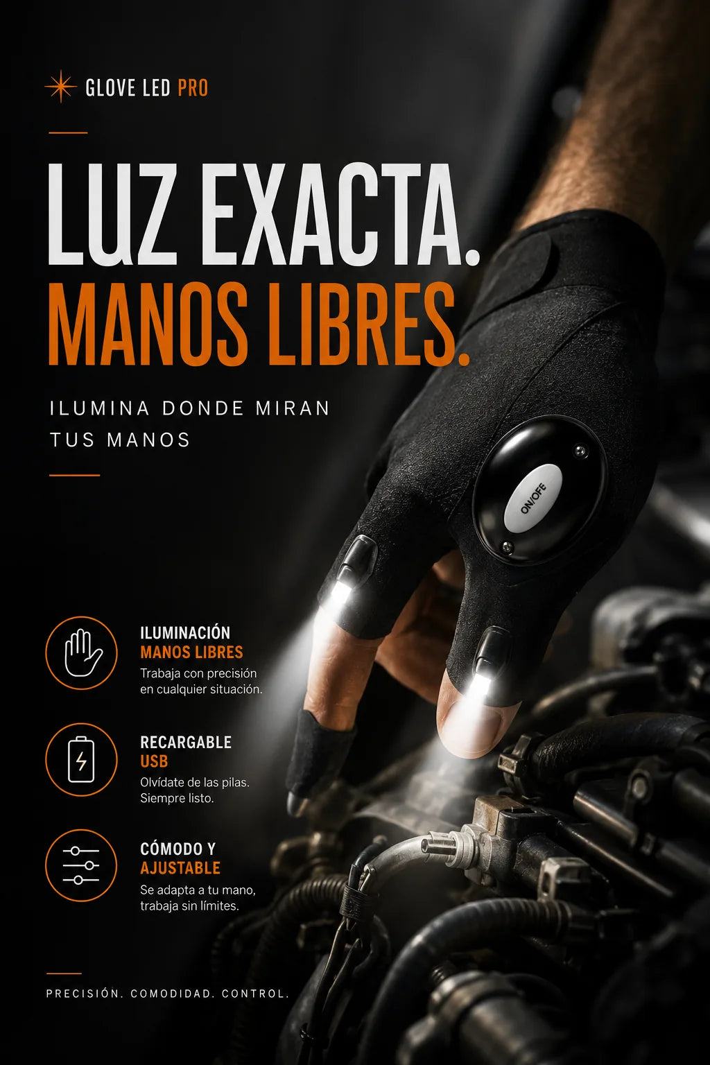 GUANTES LED PRO X